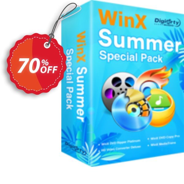 WinX Summer Video Special Pack | for 1 PC Coupon, discount 2024 B2S Pack. Promotion: hottest discount code of WinX Summer Video Special Pack | for 1 PC 2024