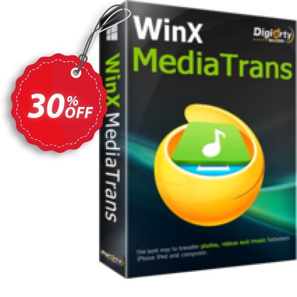 WinX MediaTrans, Lifetime/1 PC  Coupon, discount WinX MediaTrans (Lifetime License for 1 PC) staggering promo code 2024. Promotion: staggering promo code of WinX MediaTrans (Lifetime License for 1 PC) 2024