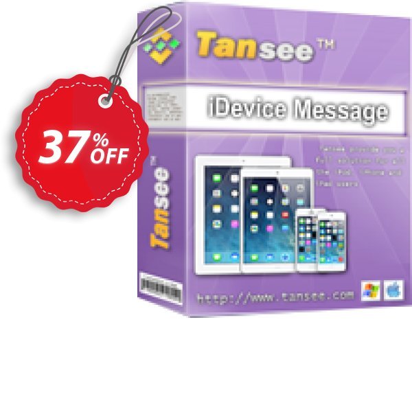 Tansee iOS Message Transfer for MAC, 3-years  Coupon, discount Tansee discount codes 13181. Promotion: 13181-3