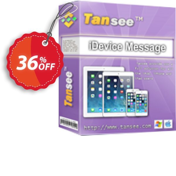 Tansee iOS Message&Contact Transfer Make4fun promotion codes