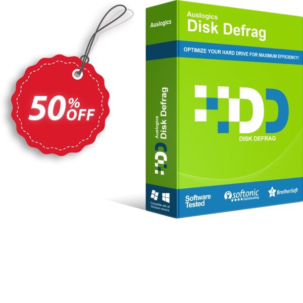 Auslogics Disk Defrag Coupon, discount 50% OFF Auslogics Disk Defrag, verified. Promotion: Amazing discounts code of Auslogics Disk Defrag, tested & approved