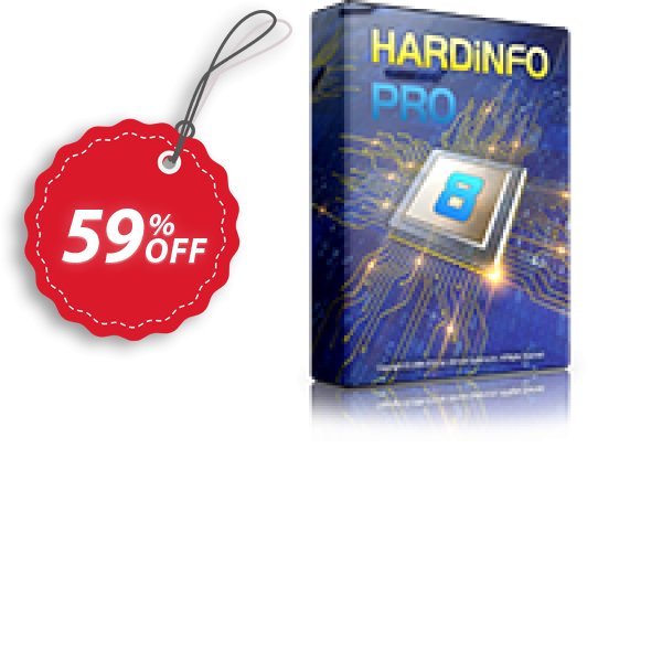 HARDiNFO 8 PRO Coupon, discount HARDiNFO 8 Upgrade 65%. Promotion: Upgrade to HARDiNFO 8 Professional with 50% Discount