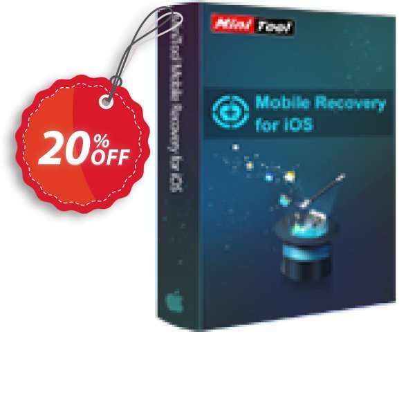 MiniTool iOS Mobile Recovery for MAC Lifetime Coupon, discount 20% off. Promotion: 