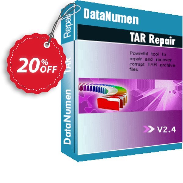 DataNumen TAR Repair Coupon, discount Education Coupon. Promotion: Coupon for educational and non-profit organizations