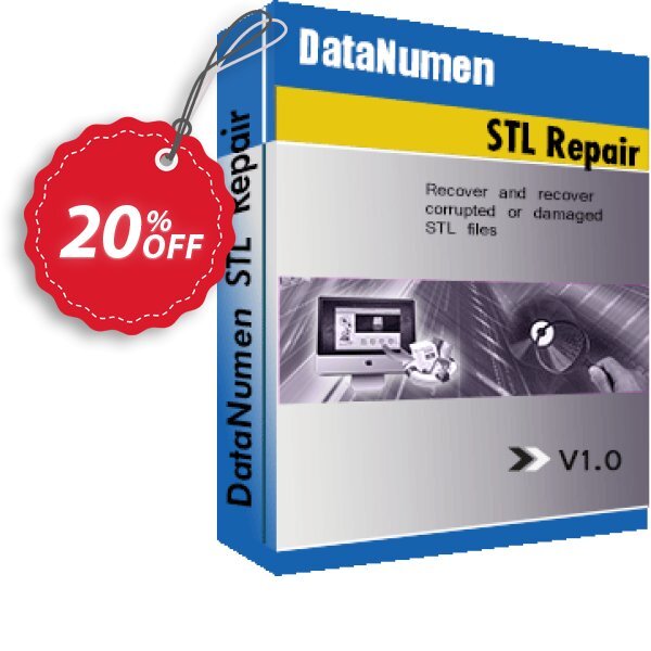DataNumen STL Repair Coupon, discount 20% OFF DataNumen File Splitter, verified. Promotion: Amazing promo code of DataNumen File Splitter, tested & approved