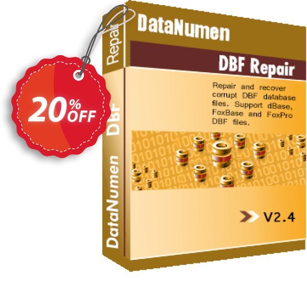 DataNumen DBF Repair Coupon, discount Education Coupon. Promotion: Coupon for educational and non-profit organizations