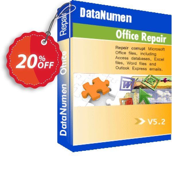 DataNumen Office Repair Coupon, discount Education Coupon. Promotion: Coupon for educational and non-profit organizations