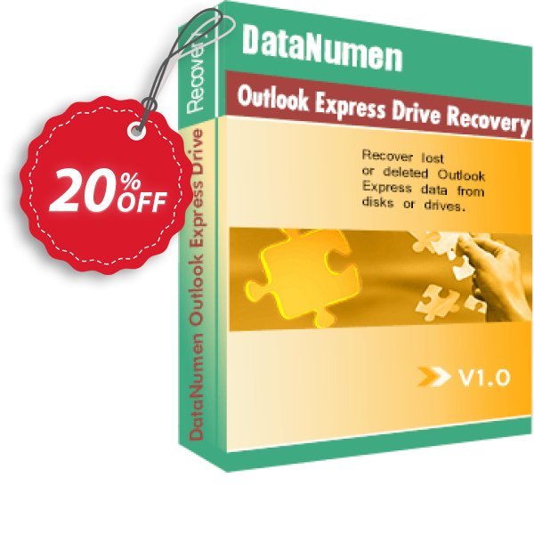 DataNumen Outlook Express Drive Recovery Coupon, discount Education Coupon. Promotion: Coupon for educational and non-profit organizations