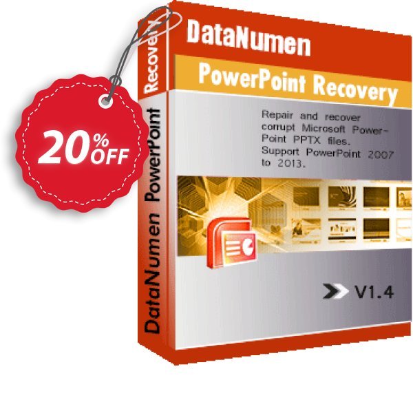 DataNumen PowerPoint Recovery Coupon, discount Education Coupon. Promotion: Coupon for educational and non-profit organizations