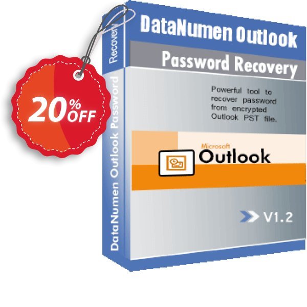 DataNumen Outlook Password Recovery Coupon, discount 20% OFF DataNumen Outlook Password Recovery, verified. Promotion: Amazing promo code of DataNumen Outlook Password Recovery, tested & approved