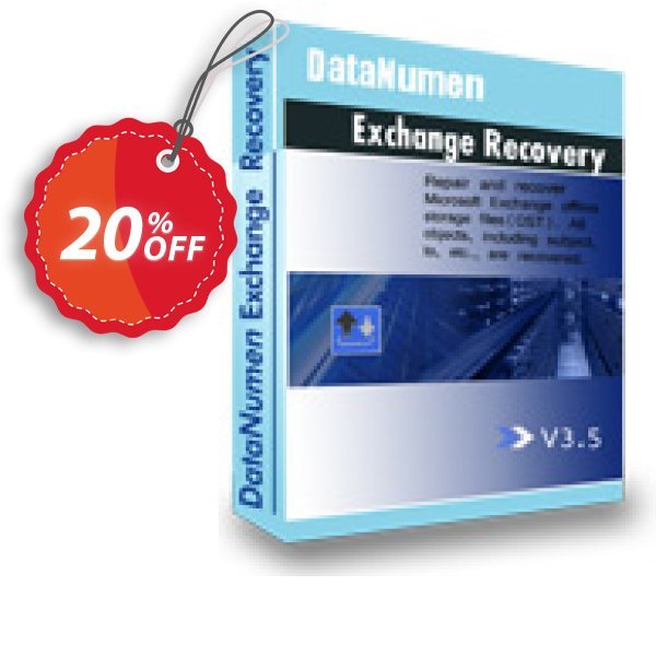 DataNumen Exchange Recovery Coupon, discount Education Coupon. Promotion: Coupon for educational and non-profit organizations