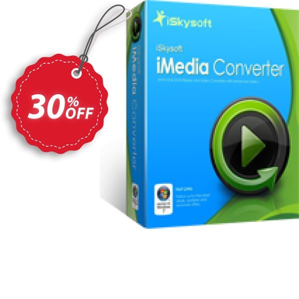 iSkysoft iMedia Converter Coupon, discount iSkysoft iMedia Converter big promo code 2025. Promotion: awful sales code of iSkysoft iMedia Converter 2024