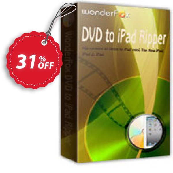 WonderFox DVD to iPad Ripper Coupon, discount WonderFox DVD to iPad Ripper awful promo code 2024. Promotion: awful promo code of WonderFox DVD to iPad Ripper 2024
