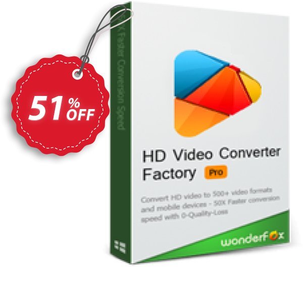 WonderFox HD Video Converter Factory Pro Coupon, discount WonderFox HD Video Converter Factory Pro discount. Promotion: WonderFox 10-Year Anniversary Offer