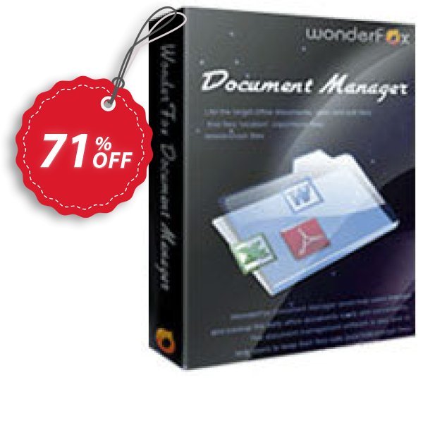 WonderFox Document Manager Coupon, discount 50% OFF on Document Manager. Promotion: awesome sales code of WonderFox Document Manager 2024
