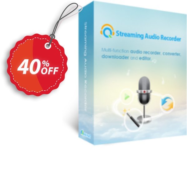 Streaming Audio Recorder Family Plan, Lifetime Coupon, discount Streaming Audio Recorder Family License (Lifetime) amazing offer code 2025. Promotion: amazing offer code of Streaming Audio Recorder Family License (Lifetime) 2024