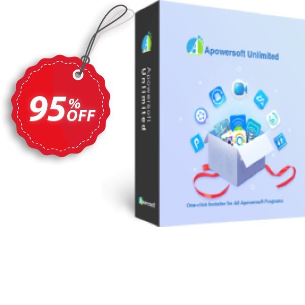Apowersoft Unlimited Lifetime Coupon, discount Apowersoft Unlimited Personal License (Lifetime Subscription) fearsome discount code 2024. Promotion: formidable offer code of Apowersoft Unlimited Personal License (Lifetime Subscription) 2024