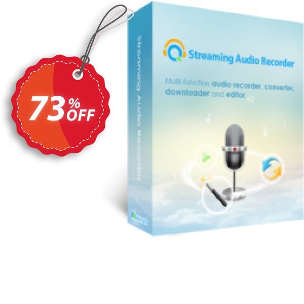 Streaming Audio Recorder Lifetime Coupon, discount Streaming Audio Recorder Personal License (Lifetime Subscription) super promotions code 2024. Promotion: amazing discounts code of Streaming Audio Recorder Personal License (Lifetime Subscription) 2024