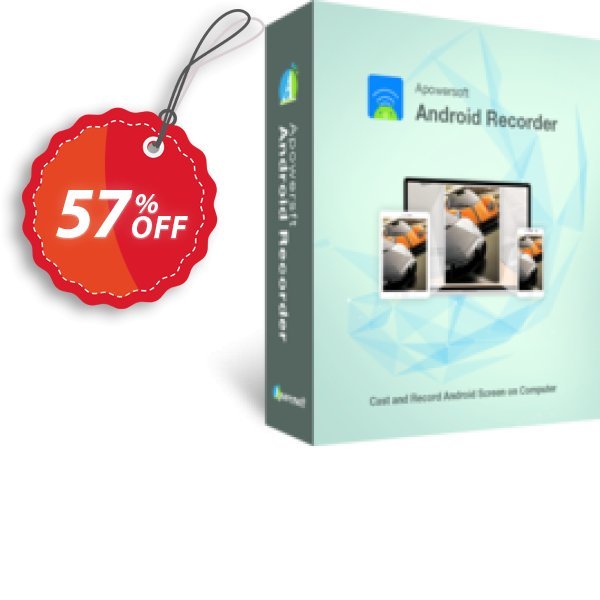 Apowersoft Android Recorder Business Lifetime Coupon, discount Apowersoft Android Recorder Commercial License (Lifetime Subscription) super discounts code 2024. Promotion: amazing promo code of Apowersoft Android Recorder Commercial License (Lifetime Subscription) 2024