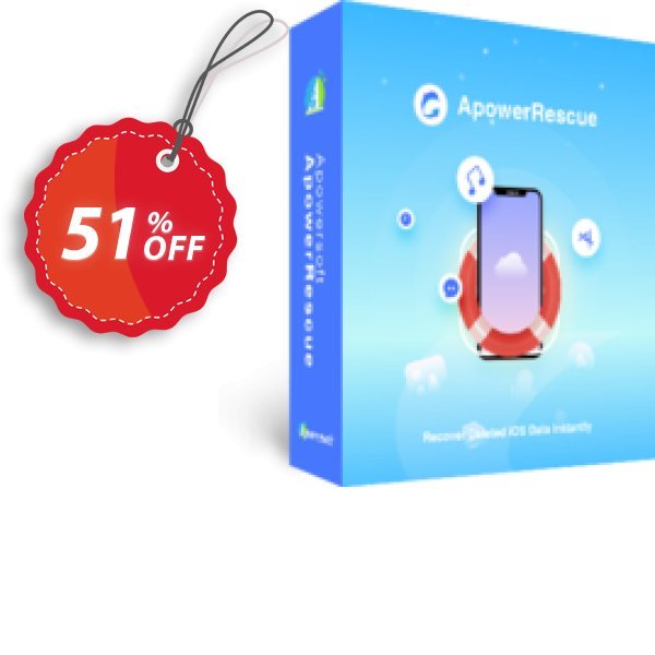 ApowerRescue Lifetime Coupon, discount ApowerRescue Personal License (Lifetime Subscription) best deals code 2025. Promotion: super sales code of ApowerRescue Personal License (Lifetime Subscription) 2024
