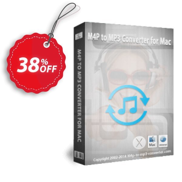 M4P to MP3 Converter for MAC Coupon, discount Audio Converter Pro, M4P Converter, M4P to MP3 coupon (18081. Promotion: M4P to MP3 Converter for Mac discount (18081) Regnow: IVS-PAWG-PDII