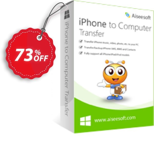 Aiseesoft iPhone to Computer Transfer Coupon, discount 40% Aiseesoft. Promotion: 