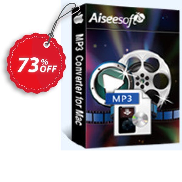 Aiseesoft MP3 Converter for MAC Coupon, discount Aiseesoft MP3 Converter for Mac amazing deals code 2025. Promotion: 40% Off for All Products of Aiseesoft