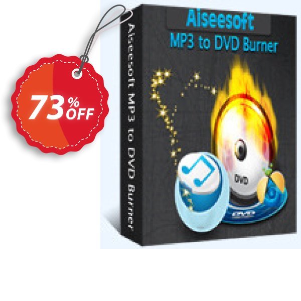 Aiseesoft MP3 to DVD Burner Coupon, discount . Promotion: 40% Off for All Products of Aiseesoft