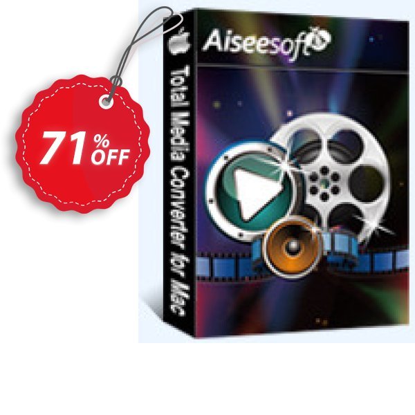Aiseesoft Total Media Converter for MAC Coupon, discount 40% Aiseesoft. Promotion: 40% Off for All Products of Aiseesoft