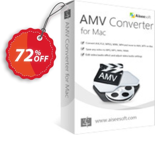 Aiseesoft AMV Converter for MAC Coupon, discount 40% Aiseesoft. Promotion: 40% Off for All Products of Aiseesoft