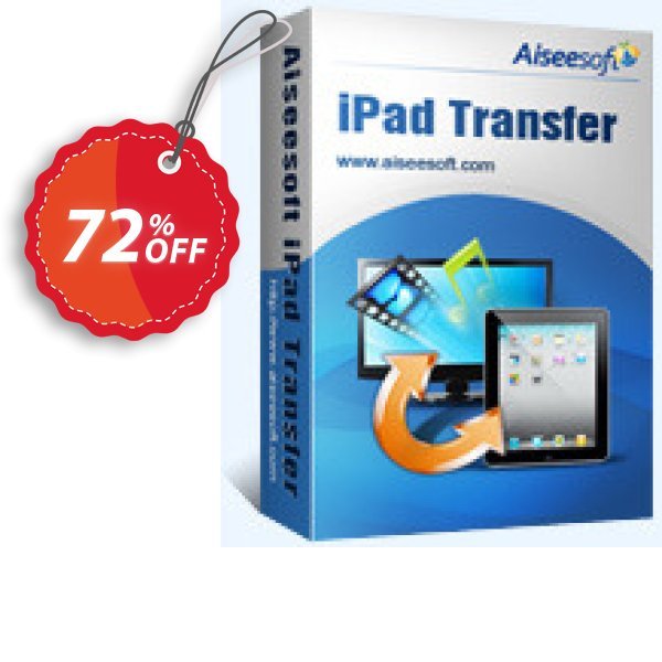 Aiseesoft iPad Transfer Coupon, discount 40% Aiseesoft. Promotion:
