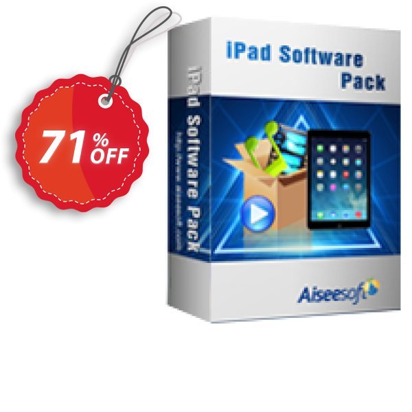 Aiseesoft iPad Software Pack Coupon, discount Aiseesoft iPad Software Pack awful discounts code 2024. Promotion: 40% Off for All Products of Aiseesoft