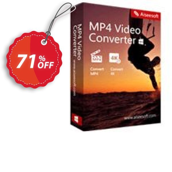 Aiseesoft MP4 Video Converter Coupon, discount Aiseesoft MP4 Video Converter hottest sales code 2024. Promotion: 40% Off for All Products of Aiseesoft