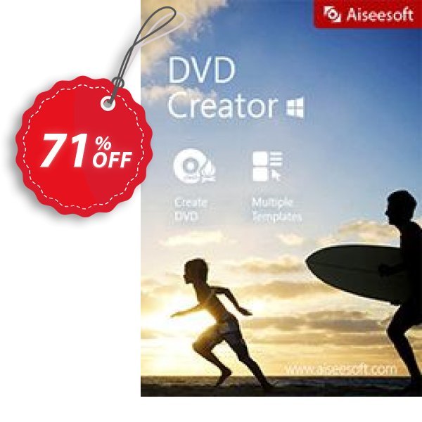 Aiseesoft DVD Creator Coupon, discount Aiseesoft DVD Creator stirring offer code 2024. Promotion: 40% Off for All Products of Aiseesoft