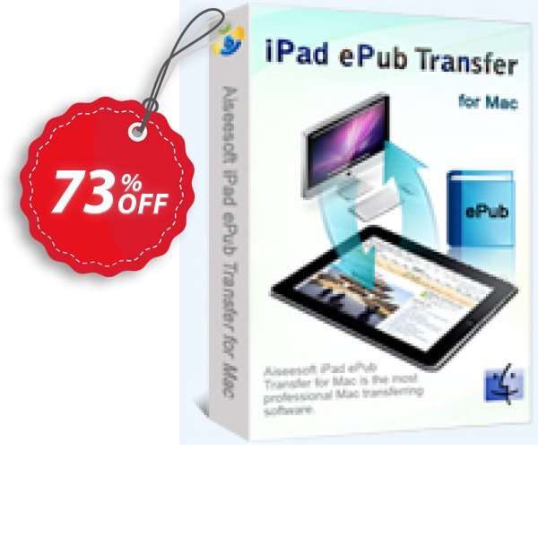 Aiseesoft iPad ePub Transfer for MAC Coupon, discount 40% Aiseesoft. Promotion:
