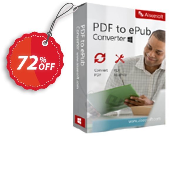Aiseesoft PDF to ePub Converter Coupon, discount 40% Aiseesoft. Promotion: 40% Off for All Products of Aiseesoft