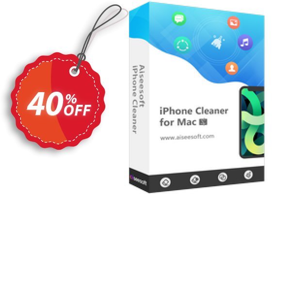 Aiseesoft iPhone Cleaner for MAC Coupon, discount Spring Contest Discount. Promotion: Super promotions code of Aiseesoft iPhone Cleaner for Mac 2024