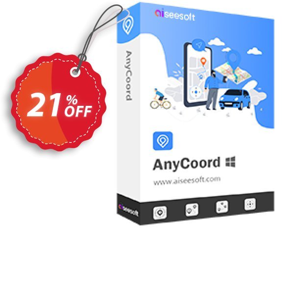 Aiseesoft AnyCoord - Monthly/12 Devices Coupon, discount Aiseesoft AnyCoord - 1 Month/12 Devices Best promotions code 2024. Promotion: Best promotions code of Aiseesoft AnyCoord - 1 Month/12 Devices 2024