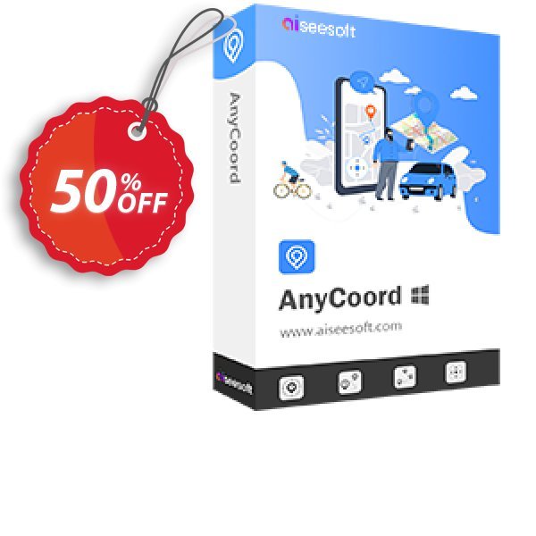Aiseesoft AnyCoord - Monthly/Unlimited Devices Coupon, discount Aiseesoft AnyCoord - 1 Month/Unlimited Devices Special offer code 2024. Promotion: Special offer code of Aiseesoft AnyCoord - 1 Month/Unlimited Devices 2024