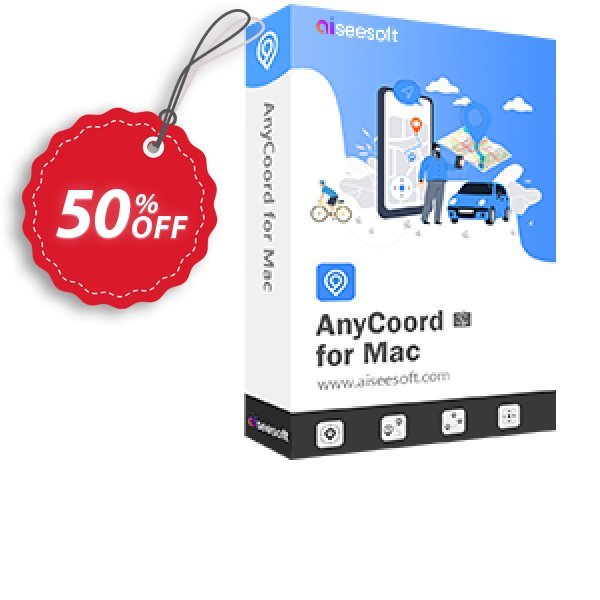 Aiseesoft AnyCoord for MAC - Lifetime/Unlimited Devices Coupon, discount Aiseesoft AnyCoord for Mac - Lifetime/Unlimited Devices Wonderful sales code 2025. Promotion: Wonderful sales code of Aiseesoft AnyCoord for Mac - Lifetime/Unlimited Devices 2024