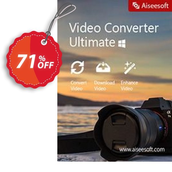 Aiseesoft Video Converter Ultimate Coupon, discount Aiseesoft Video Converter Ultimate dreaded offer code 2024. Promotion: 40% Off for All Products of Aiseesoft