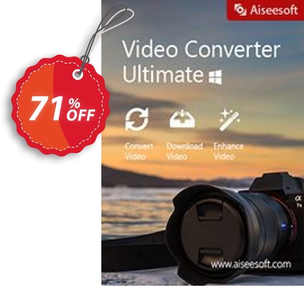 Aiseesoft Video Converter Ultimate Coupon, discount Aiseesoft Video Converter Ultimate dreaded offer code 2025. Promotion: 40% Off for All Products of Aiseesoft