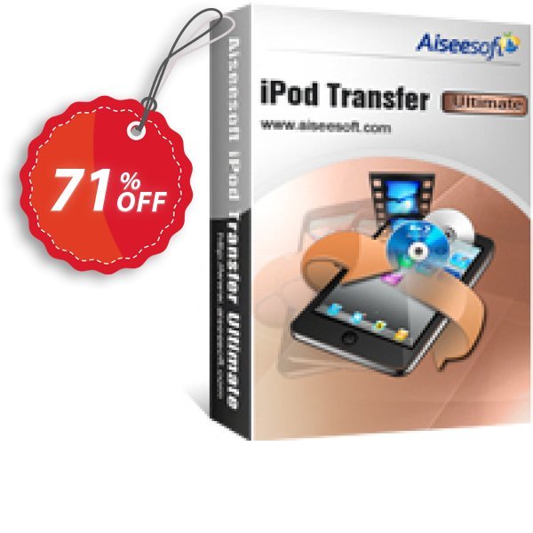 Aiseesoft iPod Transfer Ultimate Coupon, discount 40% Aiseesoft. Promotion: 