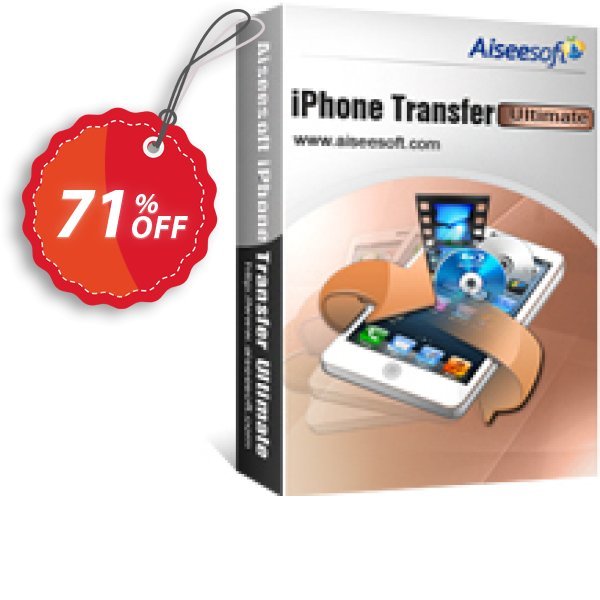 Aiseesoft iPhone Transfer Ultimate Coupon, discount 40% Aiseesoft. Promotion: