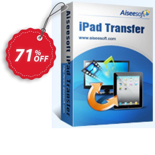 Aiseesoft iPad Transfer Ultimate Coupon, discount 40% Aiseesoft. Promotion: 