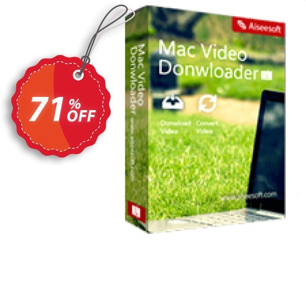 Aiseesoft MAC Video Downloader Coupon, discount 50% Aiseesoft. Promotion: 50% Off for All Products of Aiseesoft