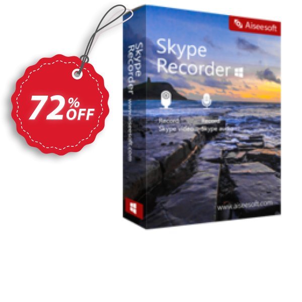 Aiseesoft Skype Recorder Coupon, discount 40% Aiseesoft. Promotion: