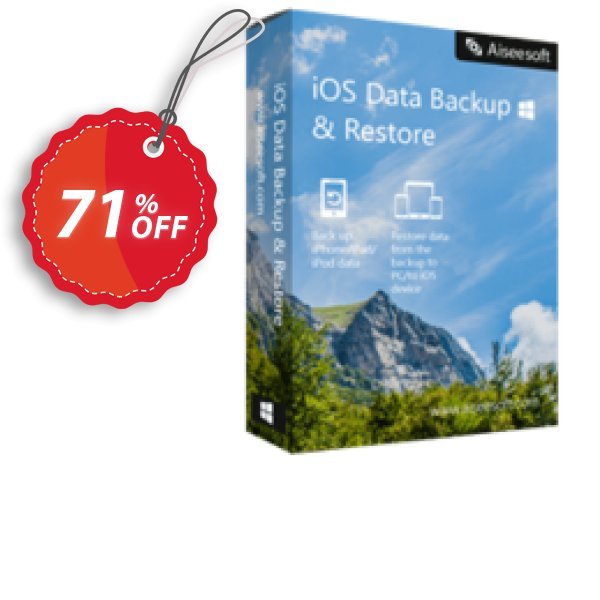 FoneLab - iOS Data Backup & Restore Coupon, discount 40% Aiseesoft. Promotion: 40% Aiseesoft Coupon code
