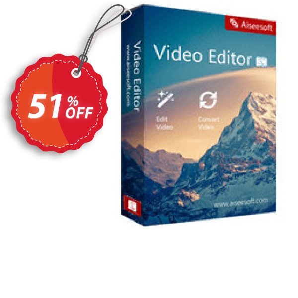 Aiseesoft Video Editor for MAC Coupon, discount 40% Aiseesoft. Promotion: 40% Aiseesoft Coupon code