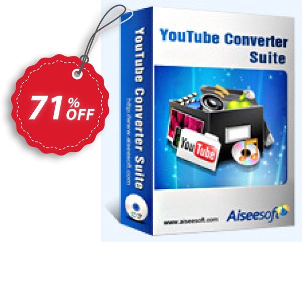 Aiseesoft Youtube Converter Suite Coupon, discount . Promotion: 40% Off for All Products of Aiseesoft
